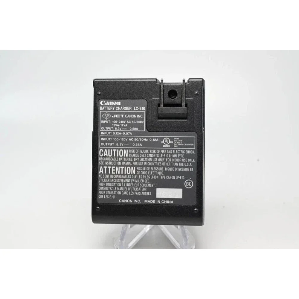 AT1 Genuine Canon Battery Charger LC-E10 #G503 Fits Rebel T3/T5/T6/T7 LP-E10